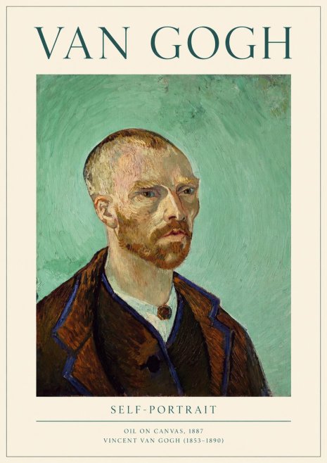Van Gogh Self-portrait III No1 - Affiche
