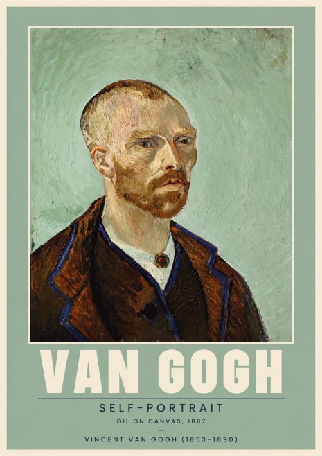 Van Gogh Self-portrait III No2 - Affiche