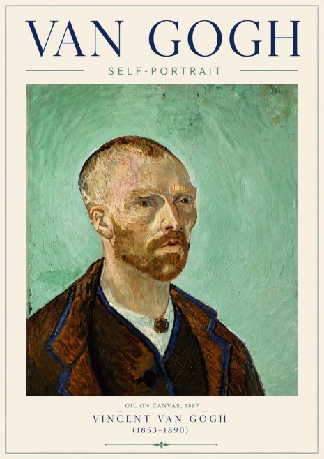 Van Gogh Self-portrait III No5 - Affiche