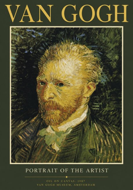 Van Gogh Portrait of the Artist III No2 - Affiche
