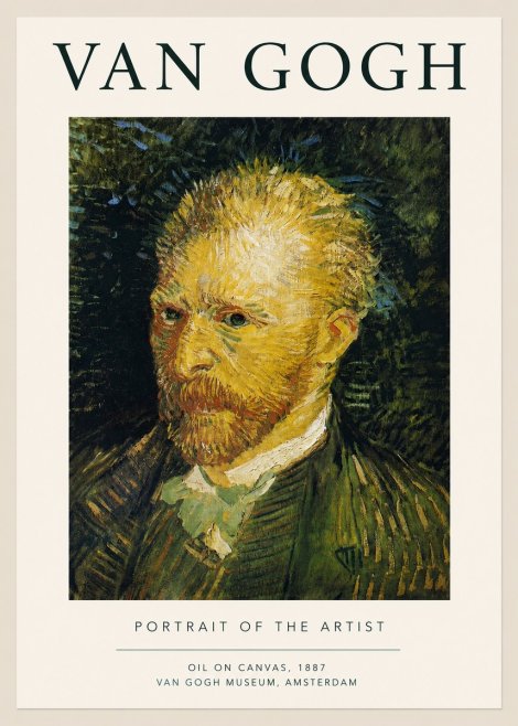 Van Gogh Portrait of the Artist III No3 - Affiche