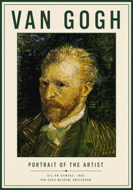 Van Gogh Portrait of the Artist III No4 - Affiche