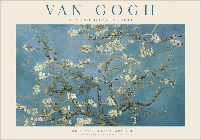 Van Gogh Almond Blossom No1 - Affiche