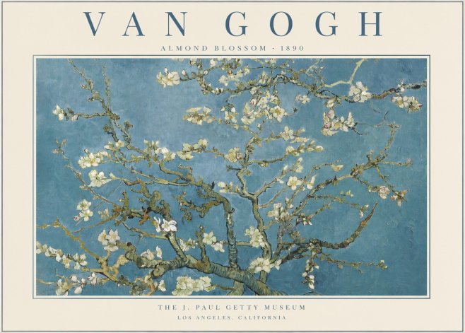 Van Gogh Almond Blossom No4 - Affiche