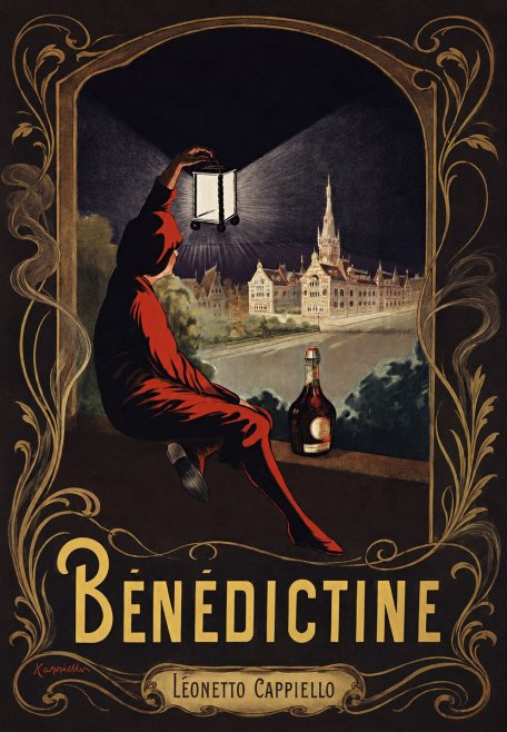 Leonetto Cappiello Bénédictine No5 - Affiche
