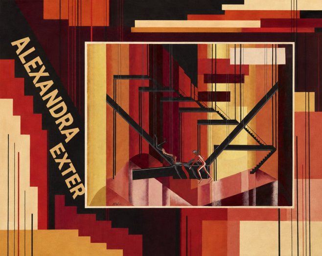 Alexandra Exter Constructivist Stage Design No2 - Affiche