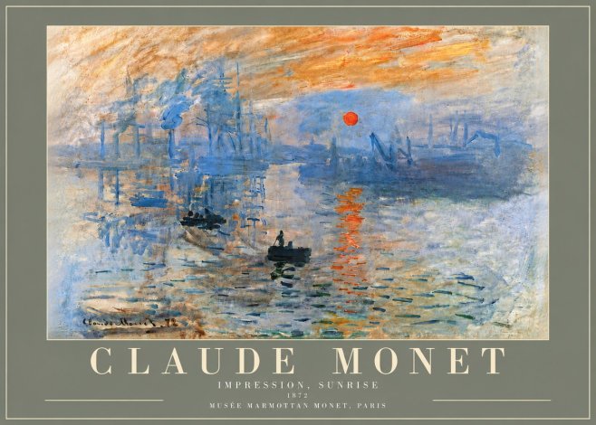 Monet Impression, Sunrise I No5 - Affiche
