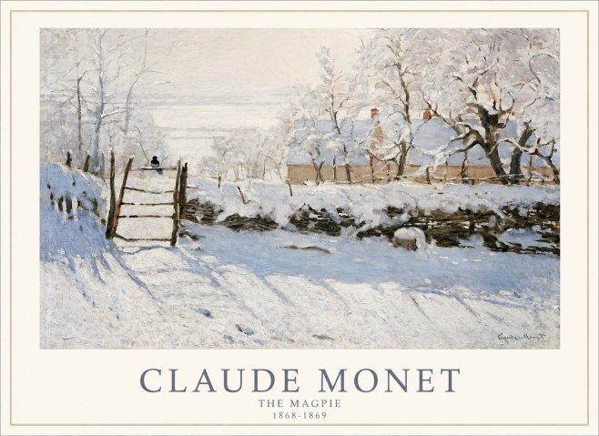 Monet The Magpie No1 - Affiche