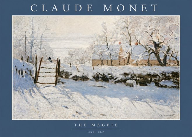 Monet The Magpie No2 - Affiche