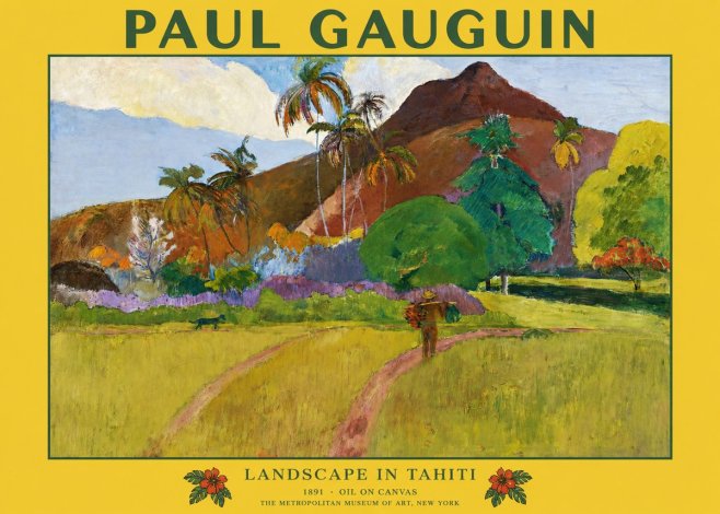 Paul Gauguin Landscape in Tahiti II No1 - Affiche