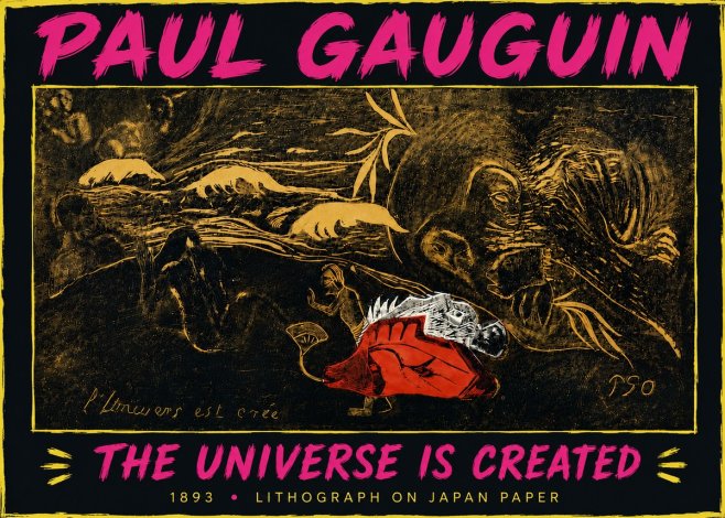 Paul Gauguin The Universe Is Created III No6 - Affiche