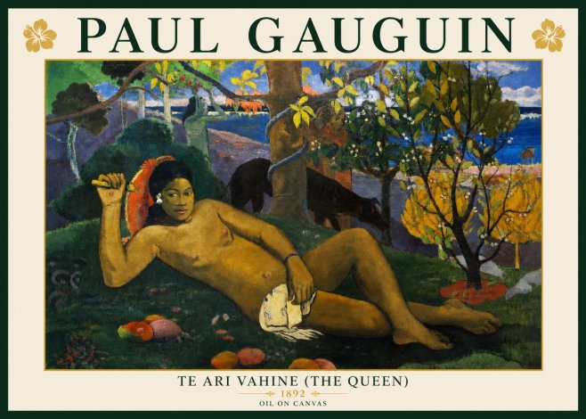 Paul Gauguin Te Ari Vahine (the Queen) No3 - Affiche
