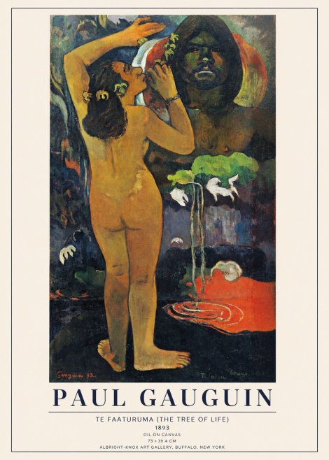 Paul Gauguin Te Faaturuma (the Tree of Life) No1 - Affiche