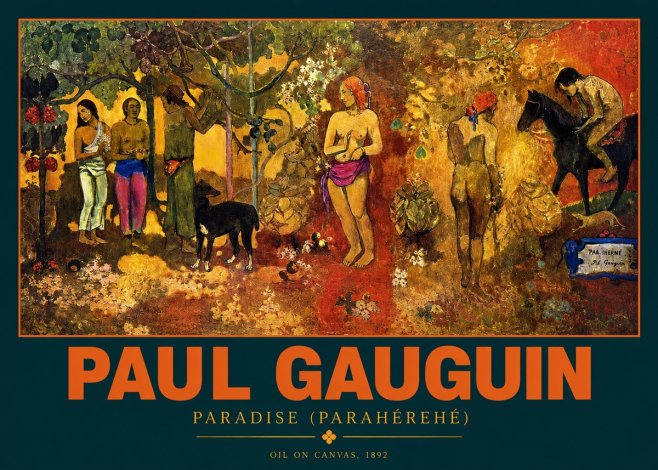 Paul Gauguin Paradise (Parahéréhé) No2 - Affiche