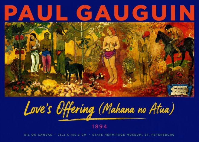 Paul Gauguin Paradise (Parahéréhé) No6 - Affiche