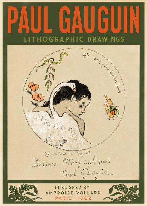 Paul Gauguin Dessins Lithographiques No4 - Affiche