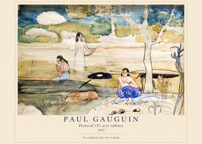 Paul Gauguin Pastoral (Te Arii Vahine) No1 - Affiche