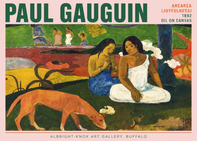 Paul Gauguin Arearea (Joyfulness) No3 - Affiche