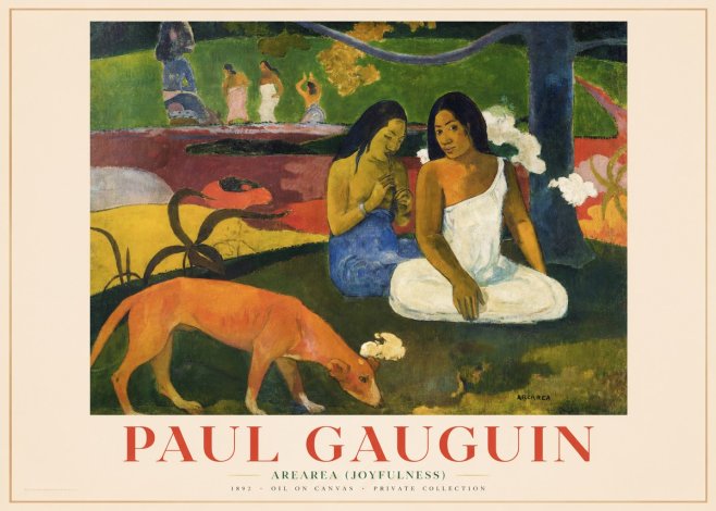 Paul Gauguin Arearea (Joyfulness) No5 - Affiche