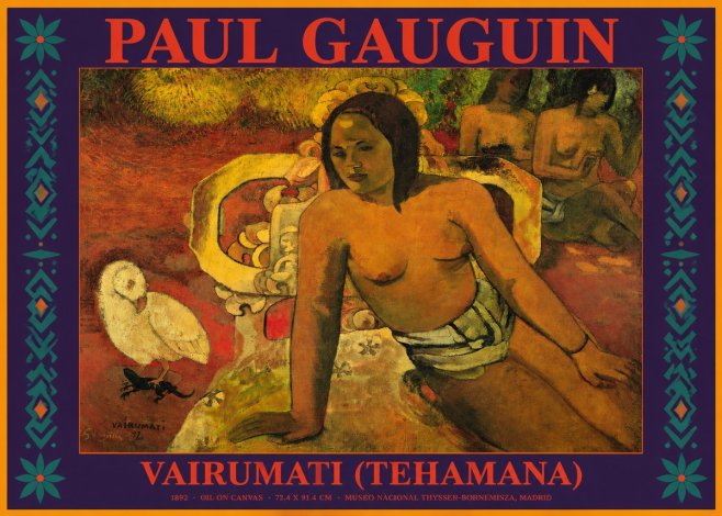 Paul Gauguin Vairumati (Tehamana) No2 - Affiche