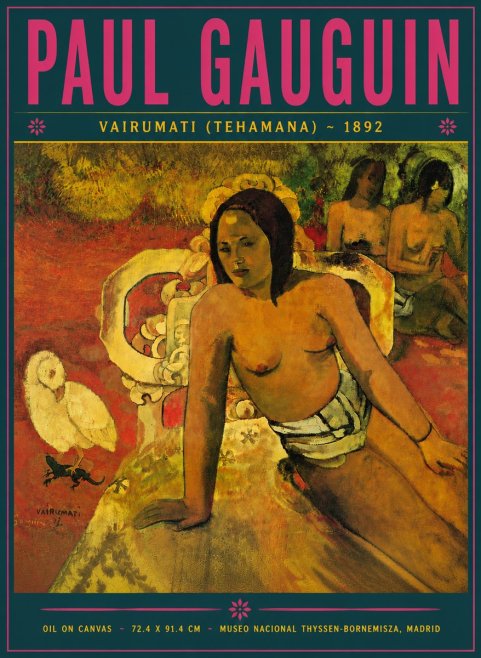 Paul Gauguin Vairumati (Tehamana) No5 - Affiche