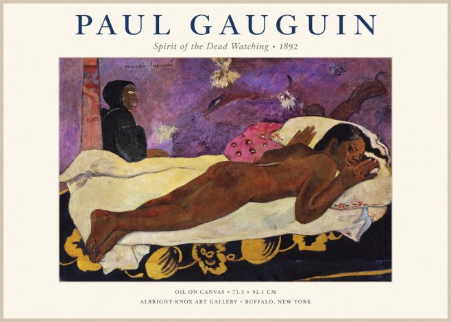 Paul Gauguin Manao Tupapau (the Spirit of the Dead Watches) No5 - Affiche