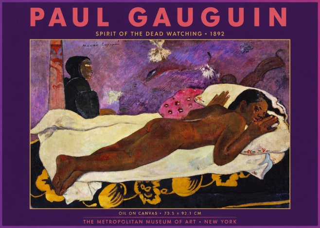 Paul Gauguin Manao Tupapau (the Spirit of the Dead Watches) No6 - Affiche