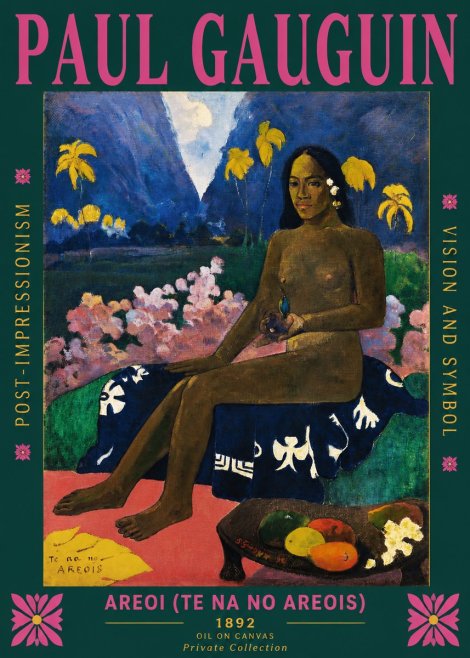 Paul Gauguin Te Na No Areois (the Seed of the Areoi) No6 - Affiche