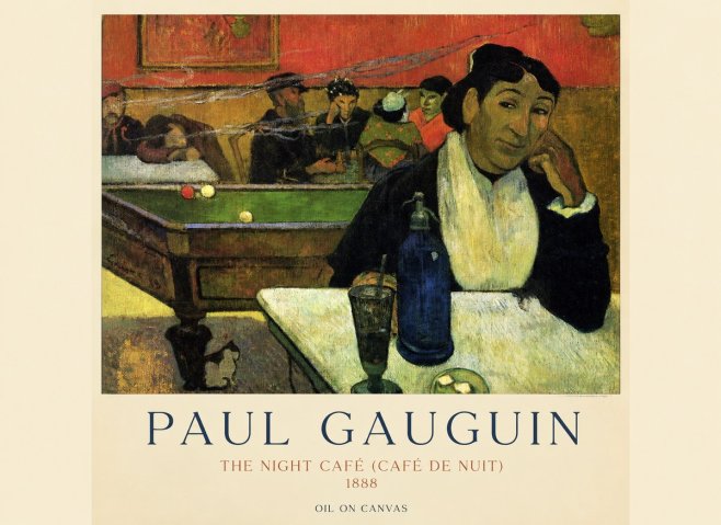 Paul Gauguin The Night Café (Café De Nuit) No1 - Affiche