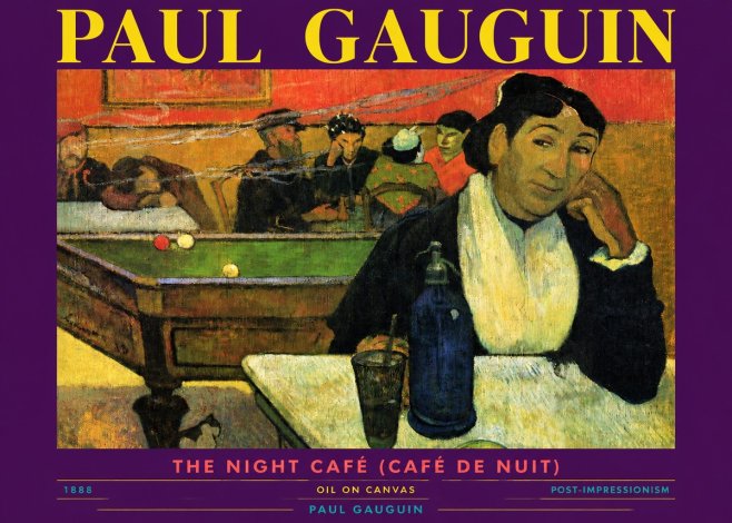 Paul Gauguin The Night Café (Café De Nuit) No3 - Affiche