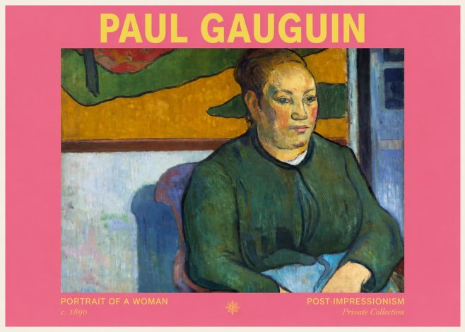 Paul Gauguin Portrait of a Woman No2 - Affiche