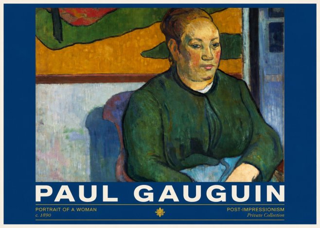 Paul Gauguin Portrait of a Woman No3 - Affiche
