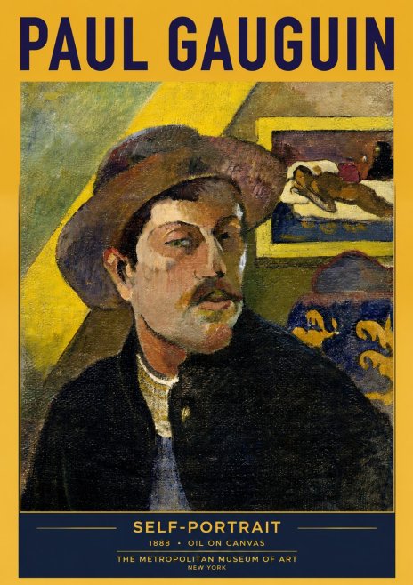 Paul Gauguin Self-portrait II No2 - Affiche