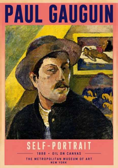 Paul Gauguin Self-portrait II No6 - Affiche
