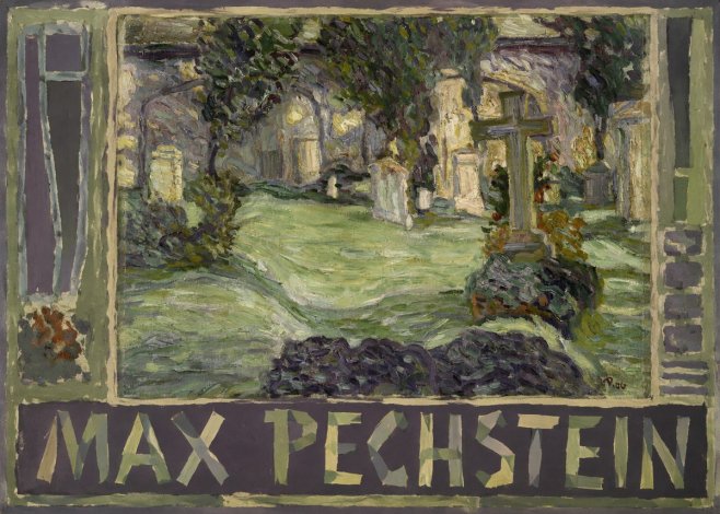Max Pechstein Cemetery No1 - Affiche