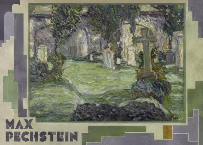Max Pechstein Cemetery No6 - Affiche