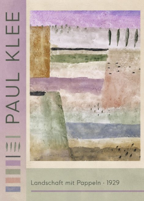 Paul Klee Landschaft Mit Pappeln No2 - Affiche