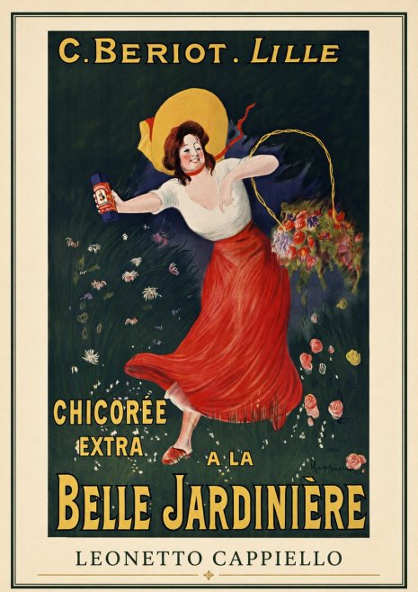 Leonetto Cappiello Chicorée Extra a La Belle Jardinière No3 - Affiche