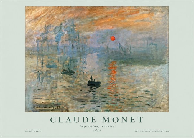 Monet Impression, Sunrise II No3 - Affiche