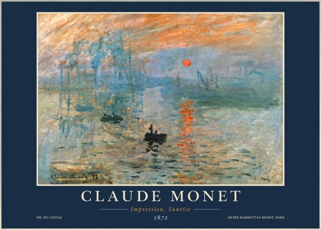 Monet Impression, Sunrise II No5 - Affiche