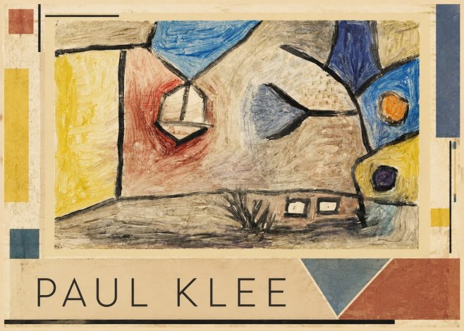 Paul Klee Der Niesen No1 - Affiche
