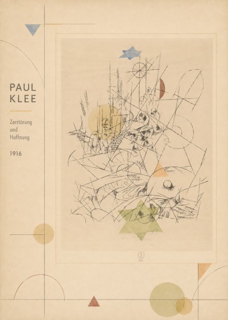Paul Klee Zerstörung Und Hoffnung I No2 - Affiche