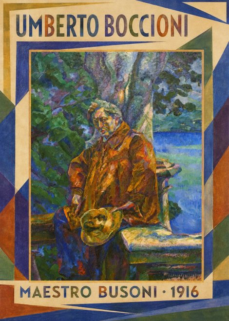 Umberto Boccioni Maestro Busoni No1 - Affiche
