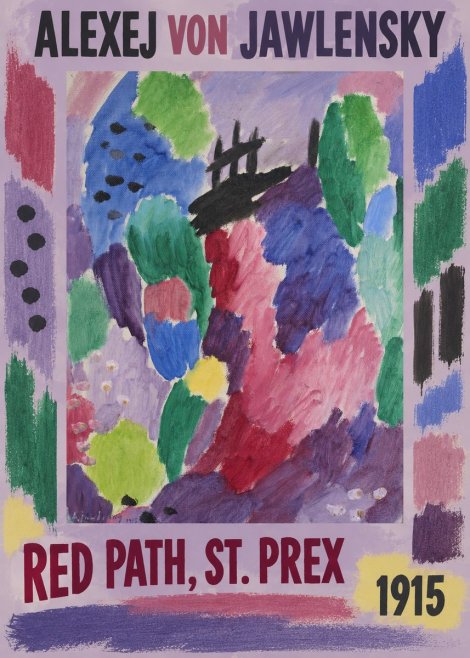 Alexej von Jawlensky Red Path, St. Prex II No1 - Affiche