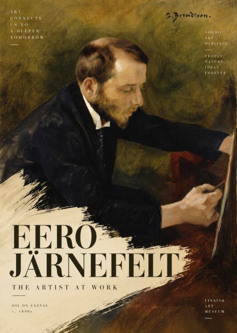 Eero Järnefelt Portrait of the Artist No6 - Affiche