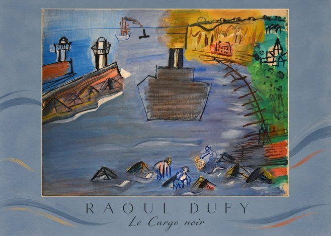 Raoul Dufy Le Cargo Noir No5 - Affiche
