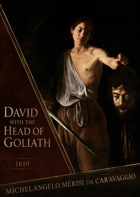 Michelangelo Merisi da Caravaggio David with the Head of Goliath III No2 - Affiche