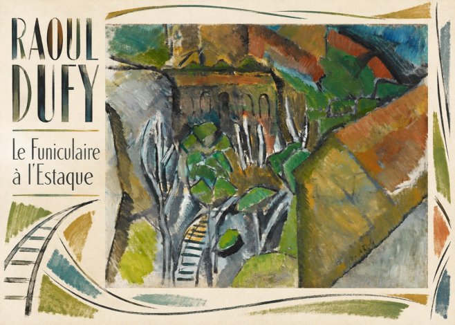 Raoul Dufy Le Funiculaire À L'estaque No3 - Affiche