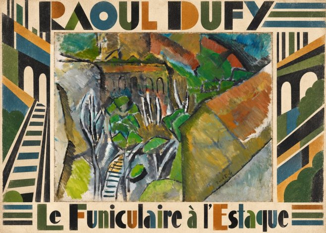 Raoul Dufy Le Funiculaire À L'estaque No4 - Affiche