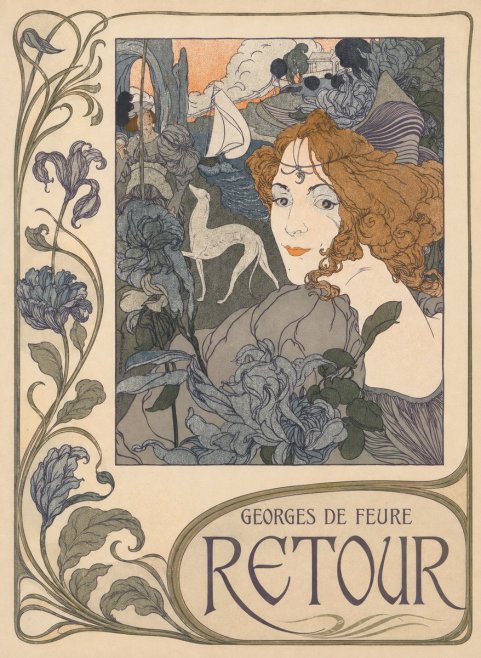 Georges de Feure Retour No2 - Affiche